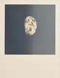 Visage a Bouche Ouverte by Louis le Brocquy, 1975, aquatint on arches paper number 40 from an edition of 75, sold Mar 2018