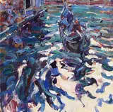 Evening, Venice by Arthur K. Maderson, oil on board, sold Mar 2018