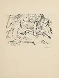 Oskar Kokoschka, Untitled, etching