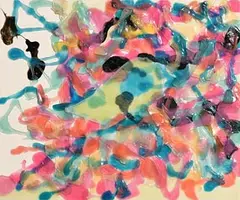 Declan O'Mahony, Abstract Composition, mixed media on canvas