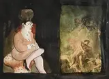Charles Cullen, Wall Flower, mixed media on paper