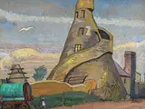 Harry Kernoff, Bottle Tower, Rathfarnham