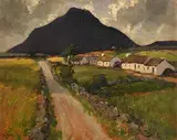 Muckish Mountain, Co. Donegal by James Humbert Craig, oil on board, sold Jan 2018