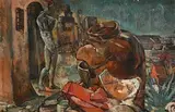 Mary Swanzy, Study for Sleep Walker, c.1938, oil on board
