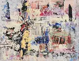 South (SRIKS Series) by John Kingerlee, oil and mixed media on board, sold Jan 2018