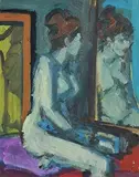 Model with Hair Up by Brian Ballard, 2010, oil on canvas, offered Jan 2018