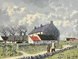 Ciaran Clear, The Homestead, oil on board
