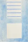 William Scott, Fire on the Rectangle, from "A Poem for Alexander", 1972, screenprint in colours - artist's proof (A/P)