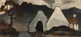 Homeward Bound by Markey Robinson, gouache on board, sold Jan 2018