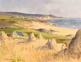 George Gillespie, September Morning on Road to Bundoran, Co. Donegal, oil on canvas