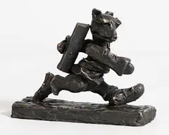 Walking Bear by Patrick O'Reilly, 2016, bronze - number 1 from an edition of 4, sold Jan 2018