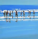 Summer Light by John Morris, oil on board, sold Jan 2018