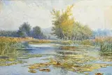 Edward Renard, Lilies, 1907, watercolour