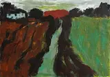 Nancy Wynne-Jones, Farmhouse and Red Barn