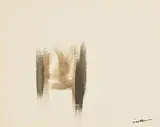 Patrick Scott, Study for the Bridges, watercolour