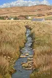 John Kirwan, Meandering Stream, oil on canvas
