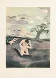 Marcel Marceau, Cain and Abel, limited edition lithograph signed & numbered 40 from an edition of 275
