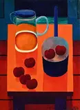 Still Life on Tabletop by Graham Knuttel, oil on canvas, sold Jan 2018