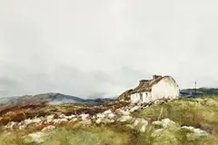 Phyllis del Vechio, Sheffrey Hills, watercolour