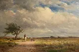Wycliffe Egginton, The Road Across the Common, oil on canvas