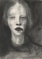 Eddie Cahill, Feudal Head, charcoal