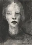 Eddie Cahill, Feudal Head, charcoal