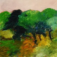 Alan Graham, Saintfield Trees, oil on canvas