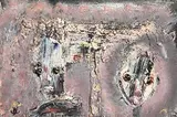 Partners by John Kingerlee, oil on card, sold Jan 2018