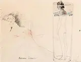 Micheal Farrell, Madonna Irlanda, 1977, watercolour and pencil on wove (cansom France, watermark)
