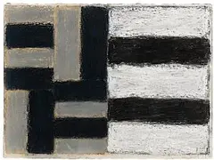 Sean Scully, 9.2.89, pastel on paper