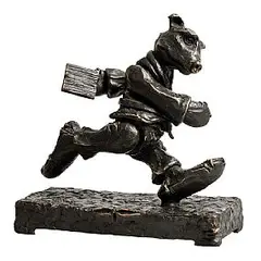 The Knowledgeable Bear by Patrick O'Reilly, unique bronze, sold Dec 2017