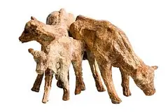 Colm J. Brennan, Wexford Calves, bronze - from an edition of 9