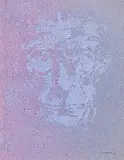 Image of Samuel Beckett by Louis le Brocquy, 1998, aquatint trial proof, over painted in watercolour, sold Dec 2017