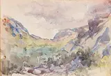 Connemara by Jack Butler Yeats, watercolour, sold Dec 2017