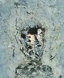 Head, Encounter Three by John Kingerlee, 2007-2008, oil on board, sold Dec 2017