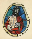 Ten Commandments by Evie Hone, gouache on card, sold Oct 2017