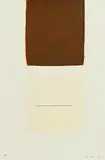 William Scott, Brown and White Related, 1972, screenprint in colours on wove paper - artist's proof (A/P) aside from the limited edition of 72 prints