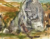 Landscape by Barrie Cooke, 1989, oil on canvas board, offered Oct 2017