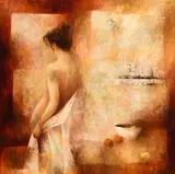 Arnaud Seynaeve, Voyage a Taormina, oil on canvas