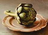 Mark O'Neill, Artichoke, 2006, oil on board