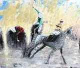 Philip Ryan, The Fall, oil on canvas