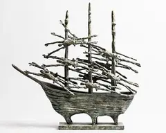 John Behan, Famine Ship, unique bronze