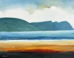 Padraig McCaul, Keel Beach, Achill, Co Mayo, 2015, oil on canvas