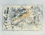Figures in Landscape by John Kingerlee, 2017, oil on board, sold Oct 2017
