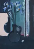 Brian Ballard, Still Life with Flowers, oil on canvas