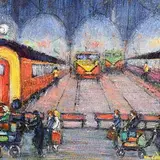 Marie Carroll, Trains Going Places, Heuston Station, Dublin