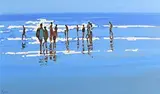 Summer Day by John Morris, oil on board, sold Oct 2017