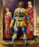 Christopher Campbell, Richelieu and Barradas, oil on board