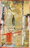 Packet Fantasy by John Kingerlee, 1989, oil & mixed media on card, sold Oct 2017