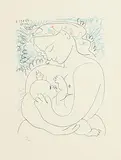 Pablo Picasso Spanish, Mother & Child